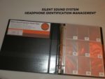 Silent Sound System Headphone Identification Management Binder Inner