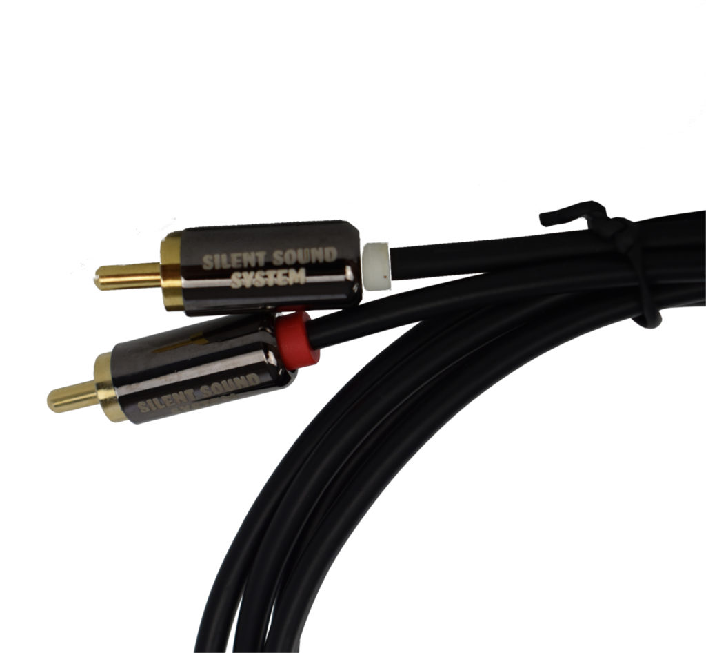 RCA to AUX 1/8" Audio Cable, 6ft. Silent Sound System