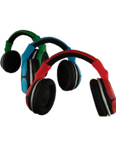 3 Giant RGB Inflatable Headphones for DJ BOOTHS – Silent Sound System