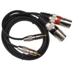Dual XLR Male to Dual RCA Male Patch Cable - Image 5