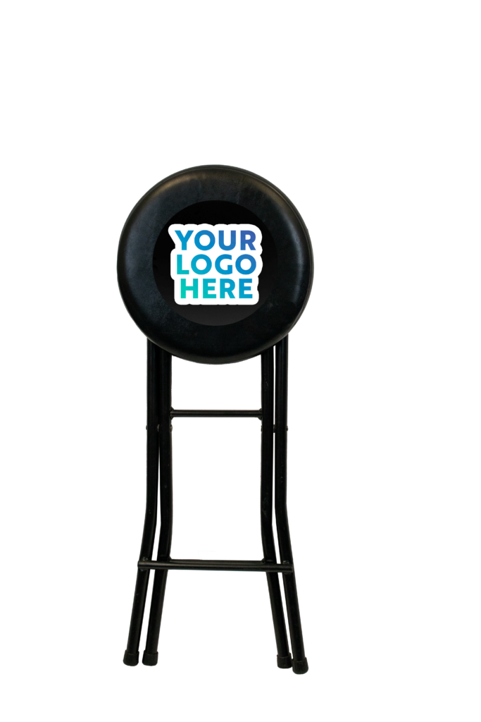 Customizable Foldable Round Stool – Silent Sound System