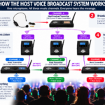 Silent Disco Host Voice Broadcast System