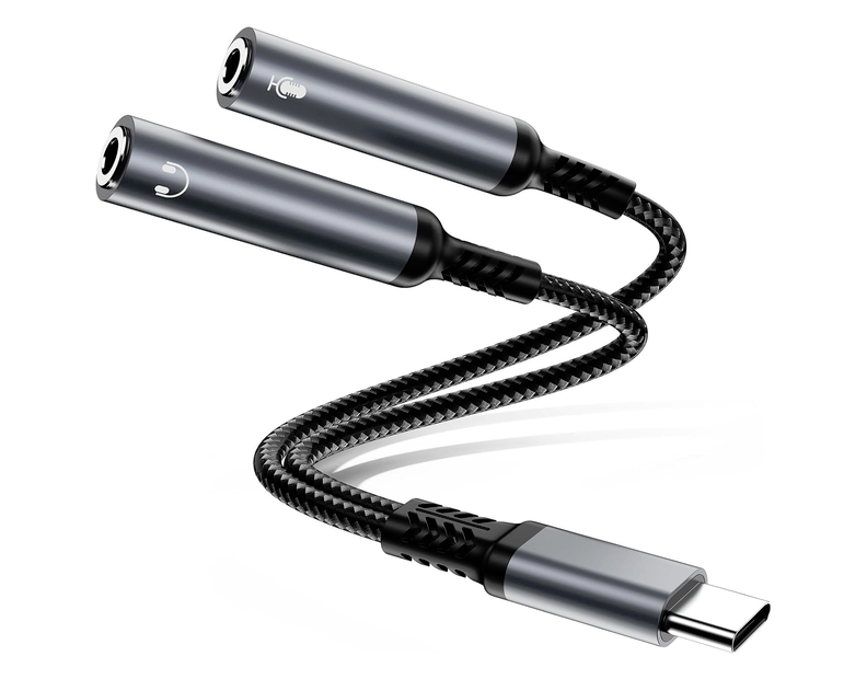 typec micro adapter USB-C Microphone & Audio Adapter - Image 1